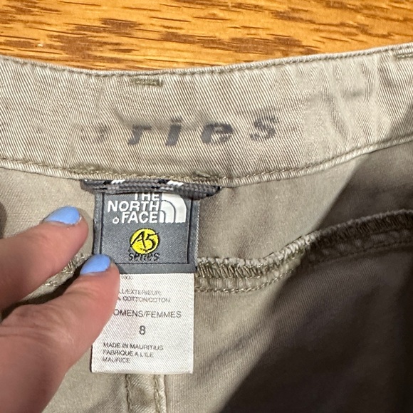 *THE NORTH FACE* Beige Khaki Chino Outdoor A5 Series Pants Size 8 - Picture 4 of 8